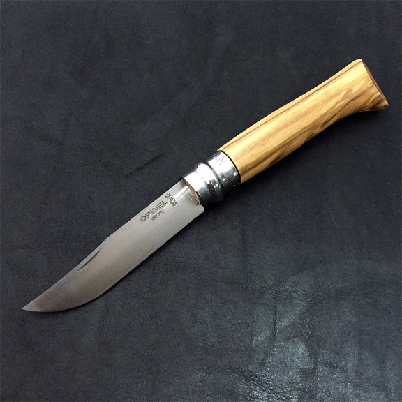 Нож складной Opinel №8 Inox, олива