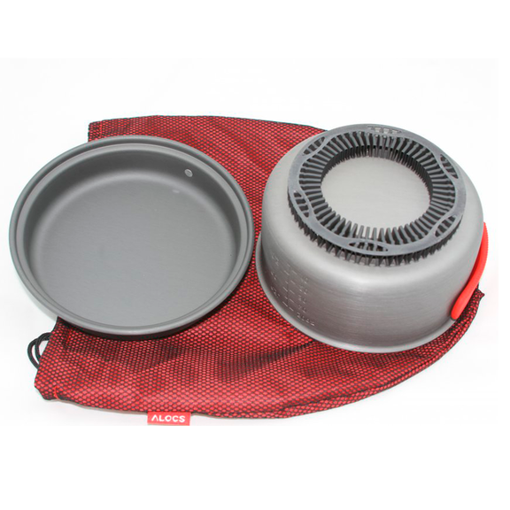 Набор посуды Alocs CW-S07 (кастрюля 1.7 л, сковорода-крышка 19 см)