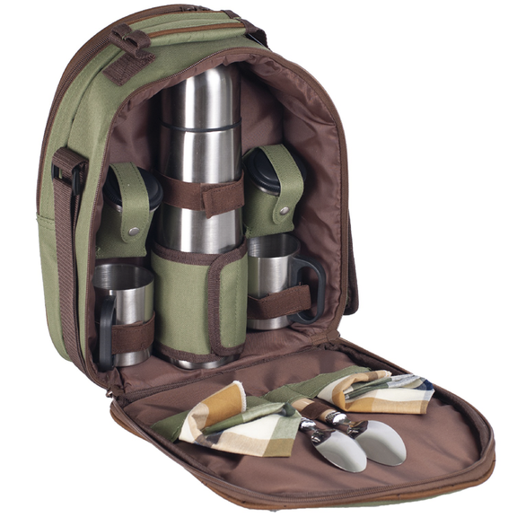 Набор для пикника Ranger Compact (посуда на 2 персоны + сумка с термоотсеком)
