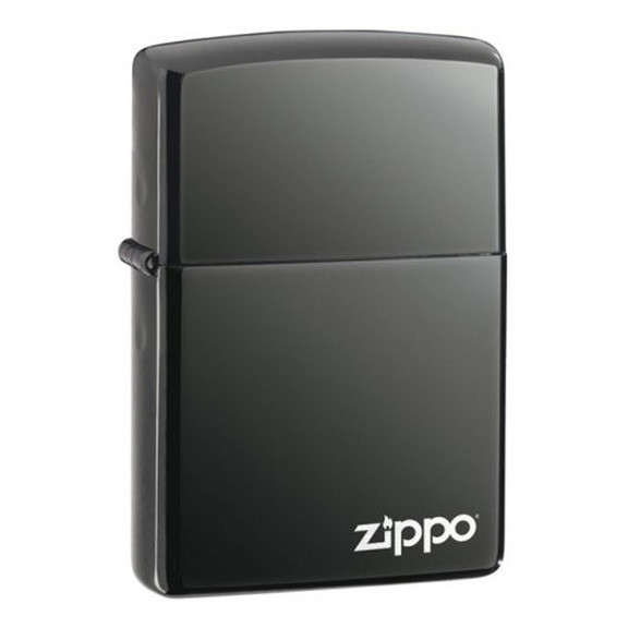 Зажигалка Zippo Black Ice with Logo, 150ZL