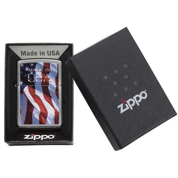 Запальничка Zippo Made In Usa Flag, 24797
