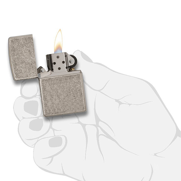 Запальничка Zippo Armor Antq Slvr Plt, 28973