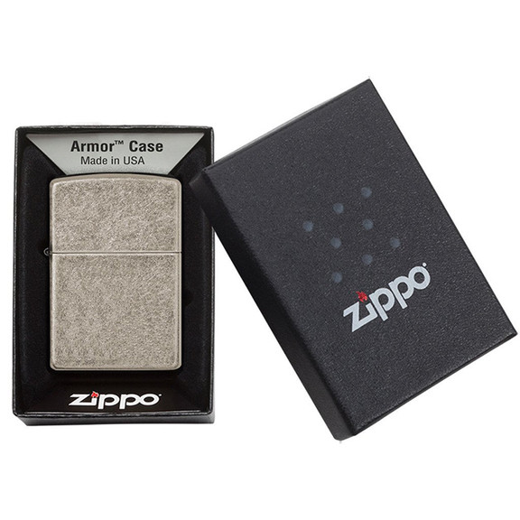 Зажигалка Zippo Armor Antq Slvr Plt, 28973