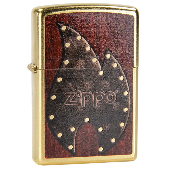 Зажигалка Zippo Leather Flame, 28832