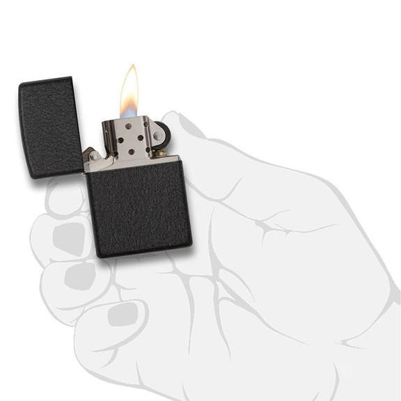 Запальничка Zippo Black Crackle, 236