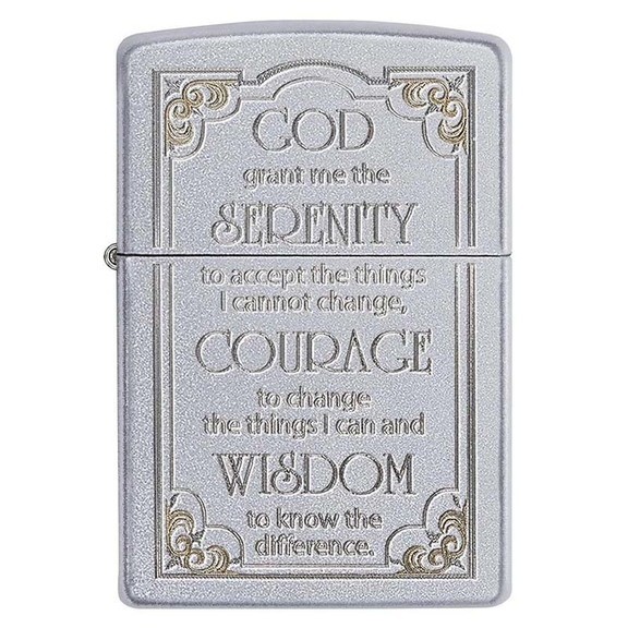 Зажигалка Zippo Serenity Prayer, 28458