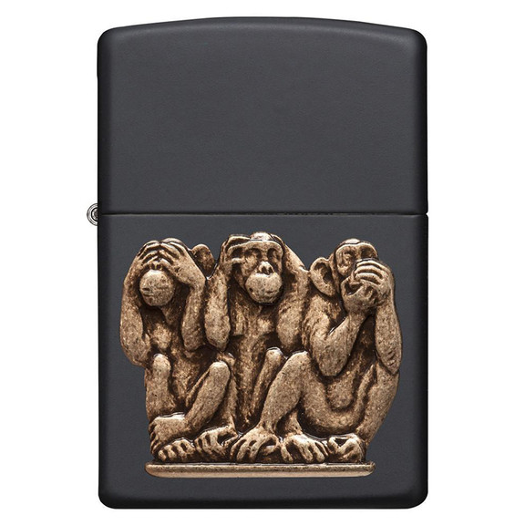 Зажигалка Zippo Three Monkeys, 29409