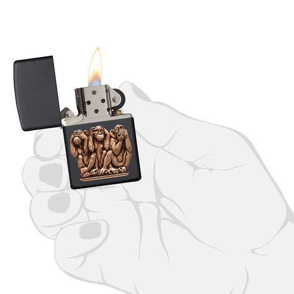 Запальничка Zippo Three Monkeys, 29409