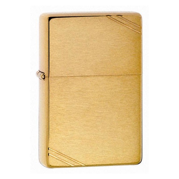 Зажигалка Zippo Vintage Brushed Fin Brass, 240