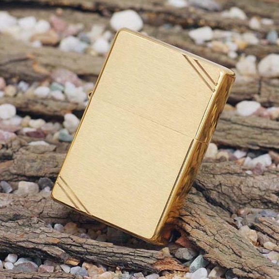 Запальничка Zippo Vintage Brushed Fin Brass, 240