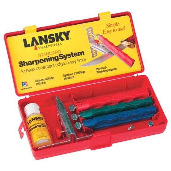 Верстат точильний універсальний Lansky Standard Sharpening System, 3 камені