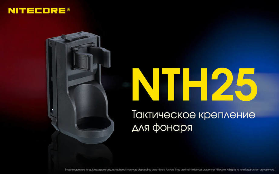 Чехол-держатель быстросъемный для фонарей Nitecore NTH25