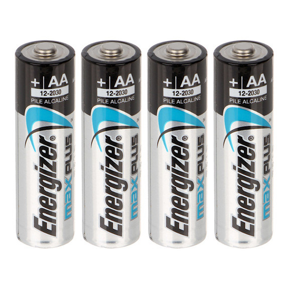Батарейка лужна Alkaline AA Max Plus (LR6) Energizer 1.5V, 4 шт. у блістері