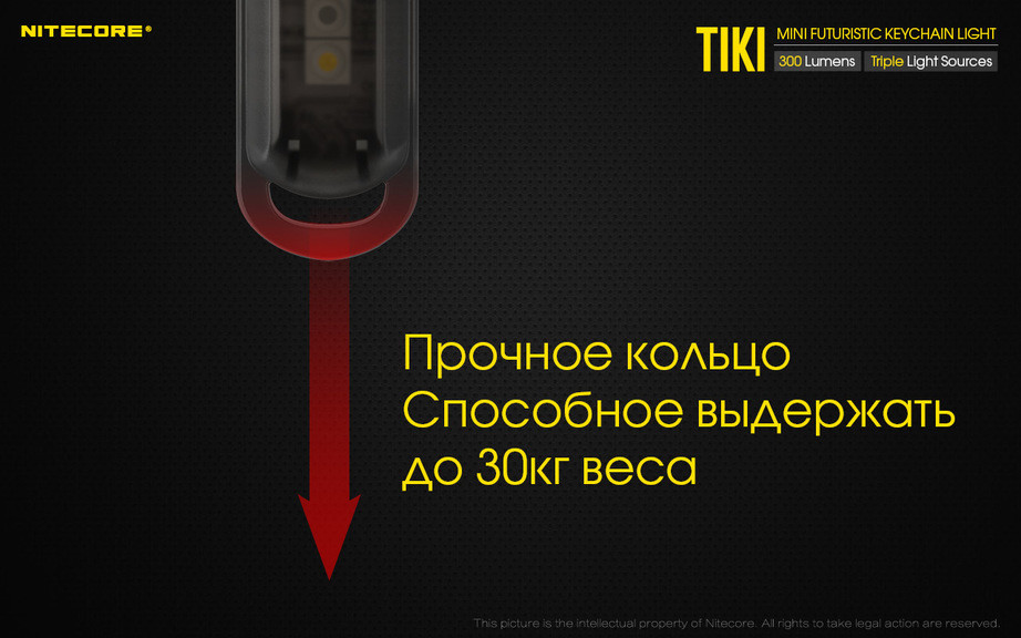 Ліхтар наключний Nitecore TIKI LE