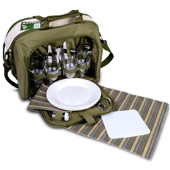 Набір для пікніка Ranger Meadow (посуд на 4 персони + сумка з термовідсіком)