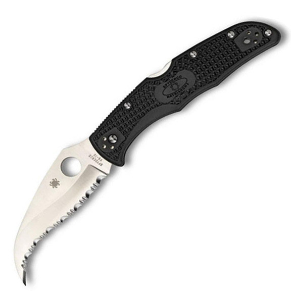 Нож складной Spyderco Matriarch 2 (длина: 213мм, лезвие: 90мм), черный