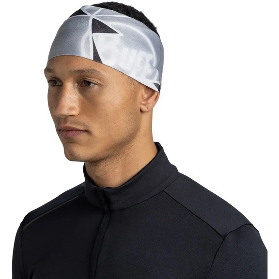 Пов'язка на голову Buff Thermonet Headband, Skaret Grey