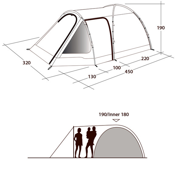 Палатка Outwell Cloud 5 Plus 