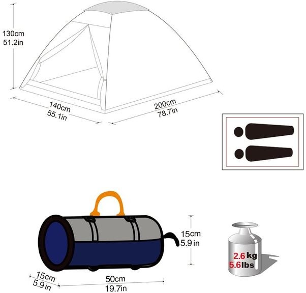 Палатка KingCamp Backpacker
