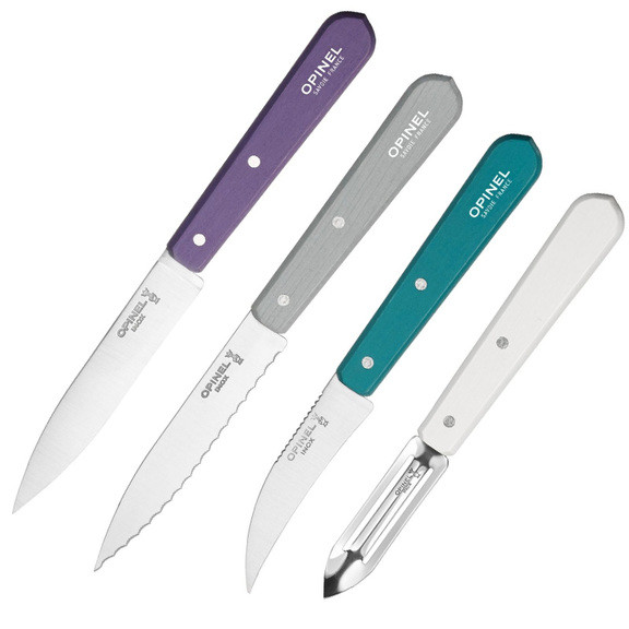 Набір кухонних ножів Opinel Les Essentiels Art Deco (4 предмети)