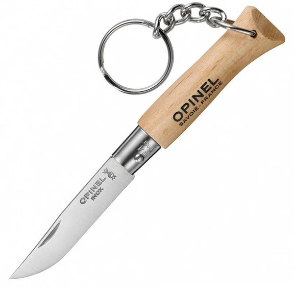 Нож складной + брелок Opinel Keychain №4 Inox