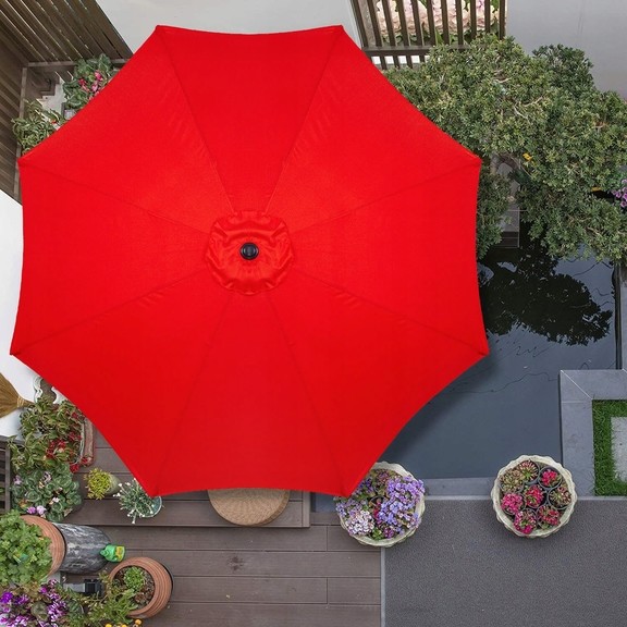 Зонт садовий стоячий з нахилом Springos 290 см