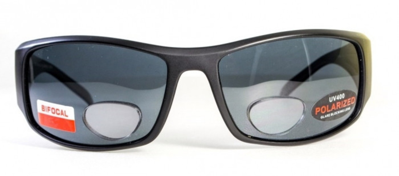 Біфокальні окуляри з поляризацією BluWater Bifocal 1 Gray +3,0 дптр