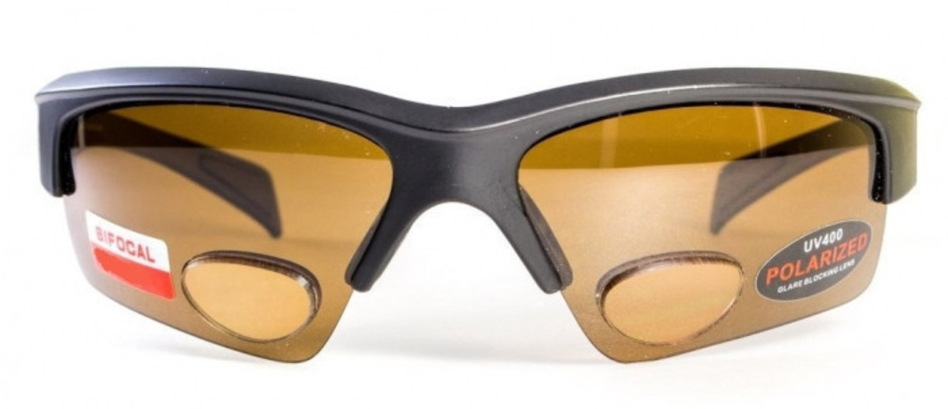 Бифокальные очки с поляризацией BluWater Bifocal 2 Brown +3,0 дптр