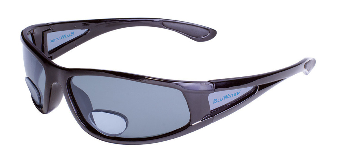 Біфокальні окуляри з поляризацією BluWater Bifocal 3 Gray +3,0 дптр