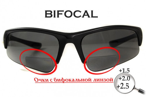 Бифокальные очки с поляризацией BluWater Winkelman Edition 1 Gray +1,5 дптр