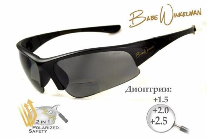 Бифокальные очки с поляризацией BluWater Winkelman Edition 1 Gray +2,0 дптр