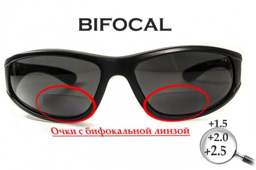 Бифокальные очки с поляризацией BluWater Winkelman Edition 2 Gray +1,5 дптр
