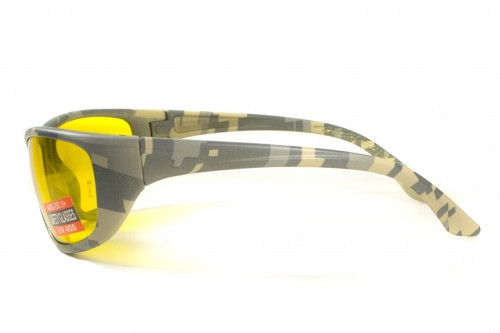 Стрелковые очки Global Vision Eyewear Hercules 6 Camo Yellow