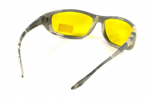Стрелковые очки Global Vision Eyewear Hercules 6 Camo Yellow