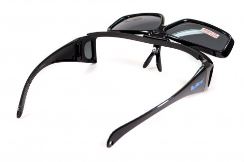 Накладные очки с поляризацией BluWater Flip-IT Gray