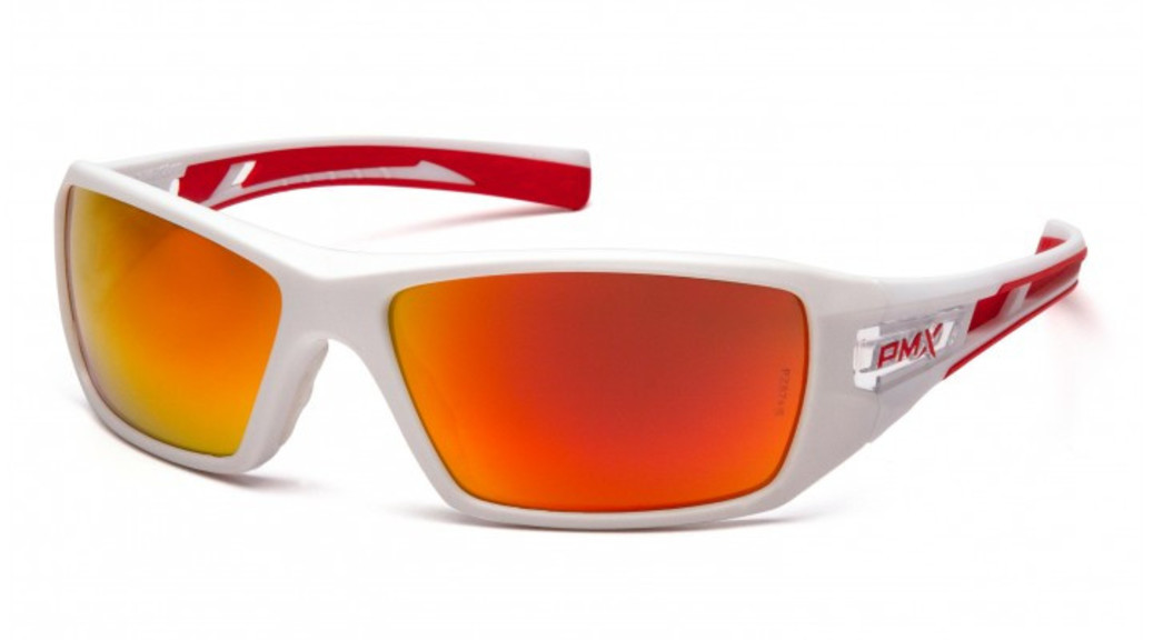 Спортивні окуляри Pyramex Velar White Sky Red Mirror