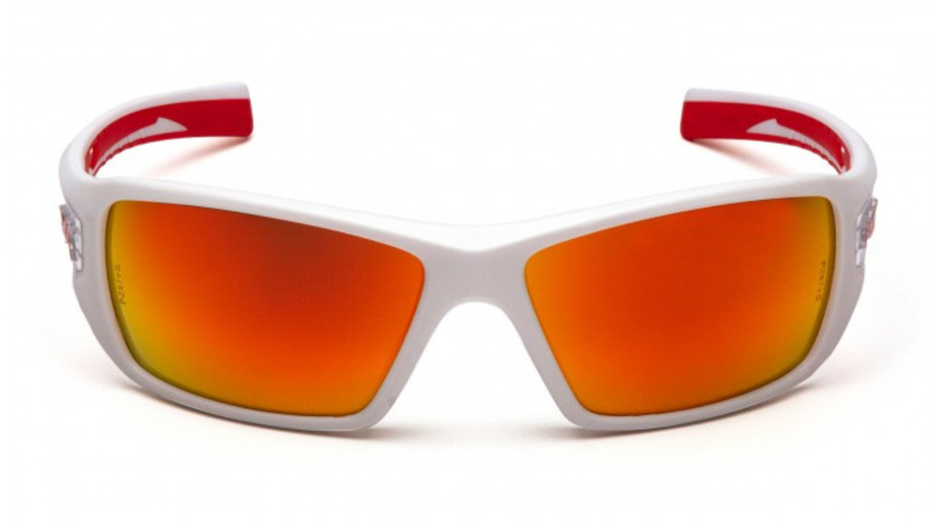 Спортивные очки Pyramex Velar White Sky Red Mirror