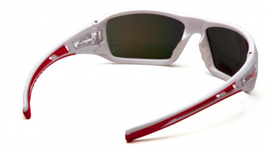 Спортивные очки Pyramex Velar White Sky Red Mirror