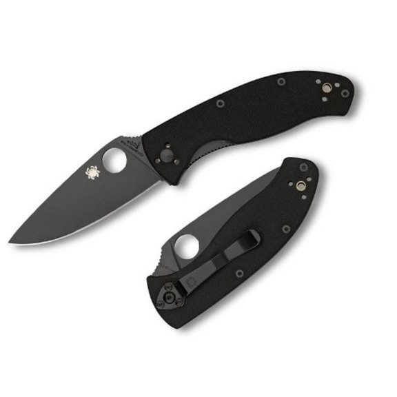 Нож складной Spyderco Tenacious Black Blade
