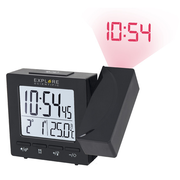 Часы проекционные Explore Scientific Projection RC Alarm  
