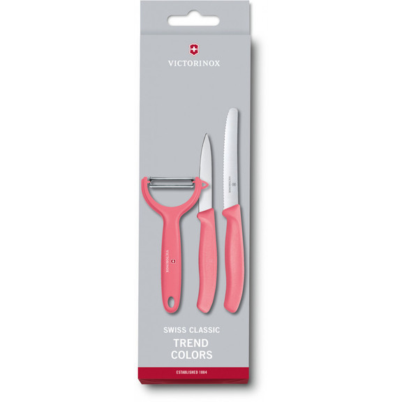 Набор кухонный Victorinox SwissClassic Paring Set 2 ножа, овощечистка Tomato and Kiwi