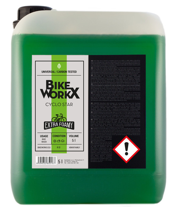 Очиститель BikeWorkX Cyclo Star канистра 5 л