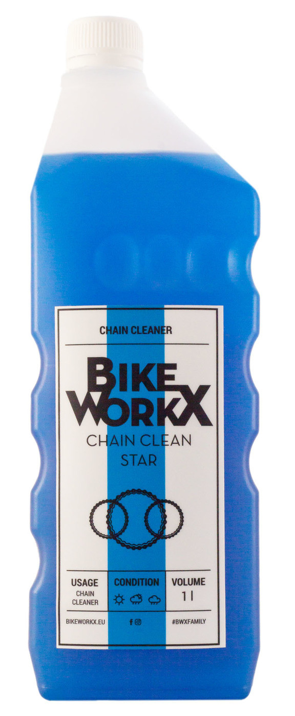 Очиститель BikeWorkX Chain Clean Star банка 1 л