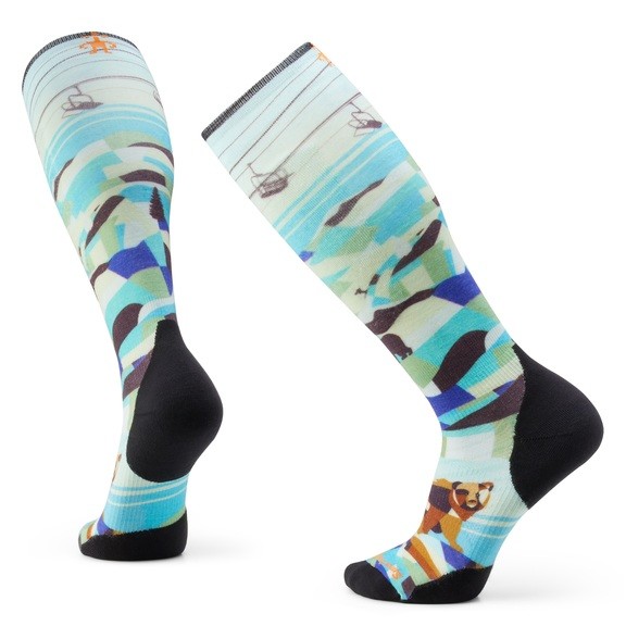 Шкарпетки чоловічі Smartwool Ski Targeted Cushion Bear Country Print OTC