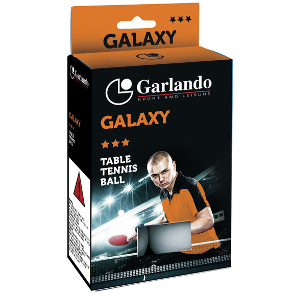 Мячи для настольного тенниса Garlando Galaxy 3 Stars, 6 шт.