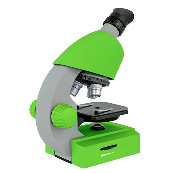 Микроскоп Bresser Junior 40x-640x с набором для опытов и адаптером для смартфона
