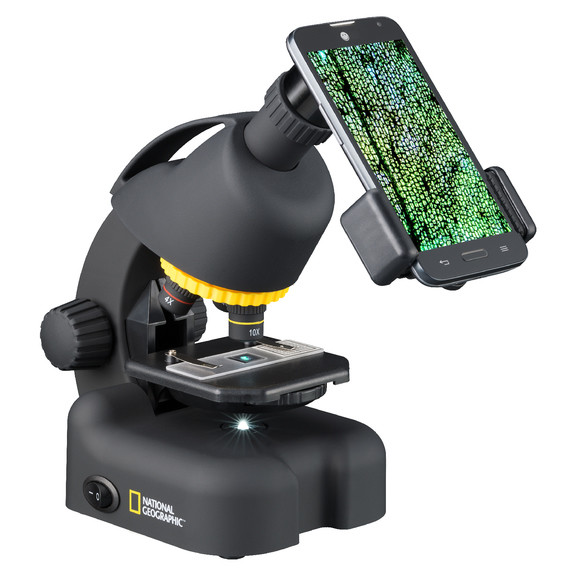 Мікроскоп National Geographic 40x-640x з адаптером для смартфона