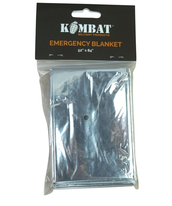 Ковдра із фольги KOMBAT UK Emergency Foil Blanket