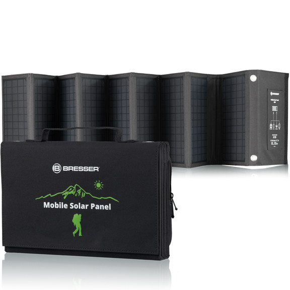 Портативний зарядний пристрій для сонячної панелі Bresser Mobile Solar Charger 60 Watt USB DC