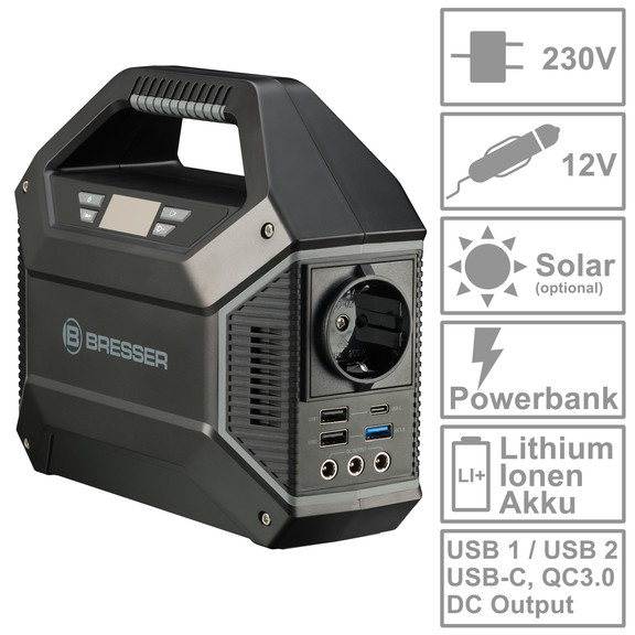 Портативная зарядная станция Bresser Portable Power Supply 100 Watt